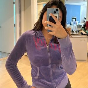 Purple Juicy Couture Velour Jacket